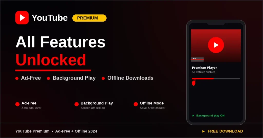 Youtube Premium MOD APK