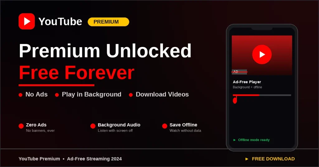 Youtube Premium MOD APK