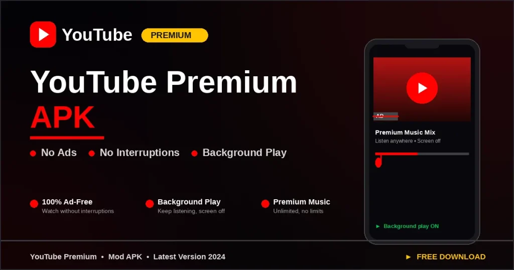 Youtube Premium MOD APK Latest Version